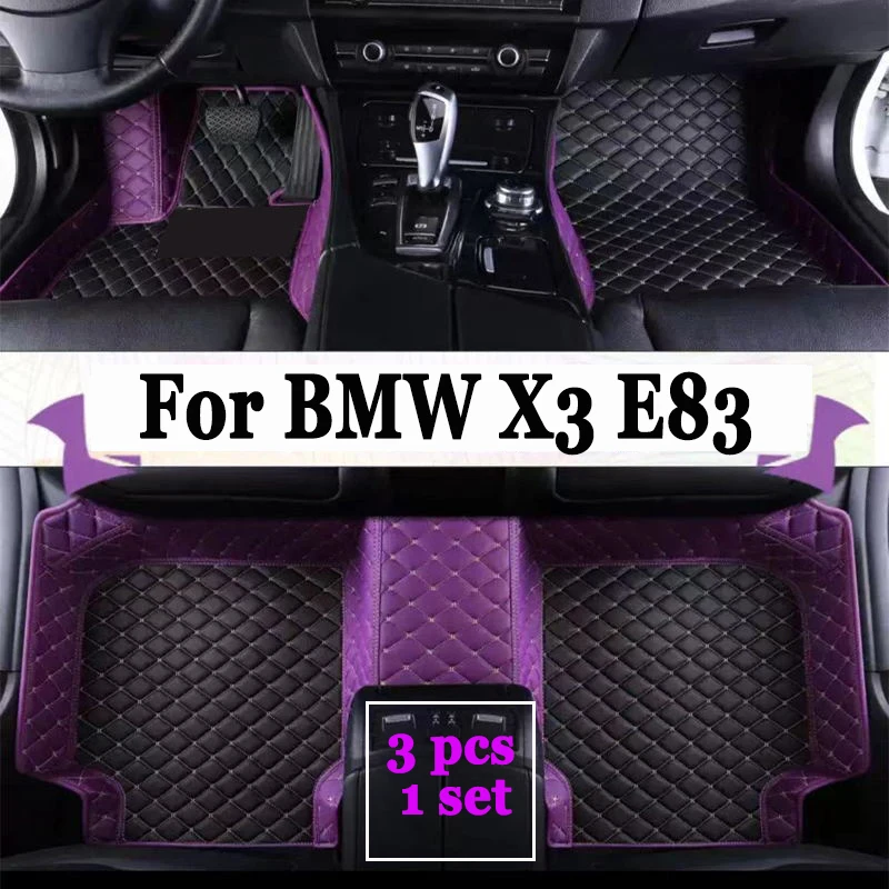 Пользовательские 3D автомобильные коврики для BMW X3 E83 2003-2010 F25 2011-2017 G01 2018-2023, аксессуары для интерьера, искусственная кожа
Пользовательские 3D автомобильные коврики для BMW X3 E83 2003-2010 F25 2011-2017 G01 2018-2023, аксессуары для интерьера, искусственная кожа