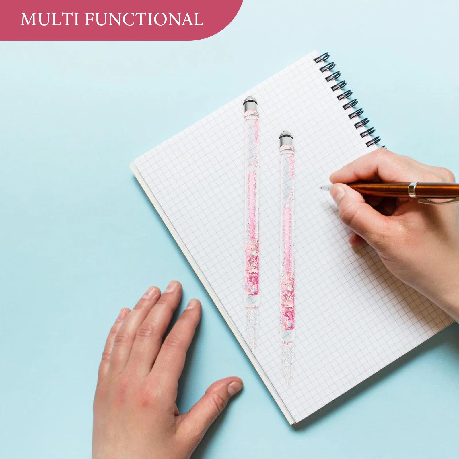 2Pcs Glass Dip Pen Set Decorative Crystal Clear Handmade Novelty Calligraphy Painting Signature Writing Stylish Elegant Gift
2Pcs Glass Dip Pen Set Decorative Crystal Clear Handmade Novelty Calligraphy Painting Signature Writing Stylish Elegant Gift