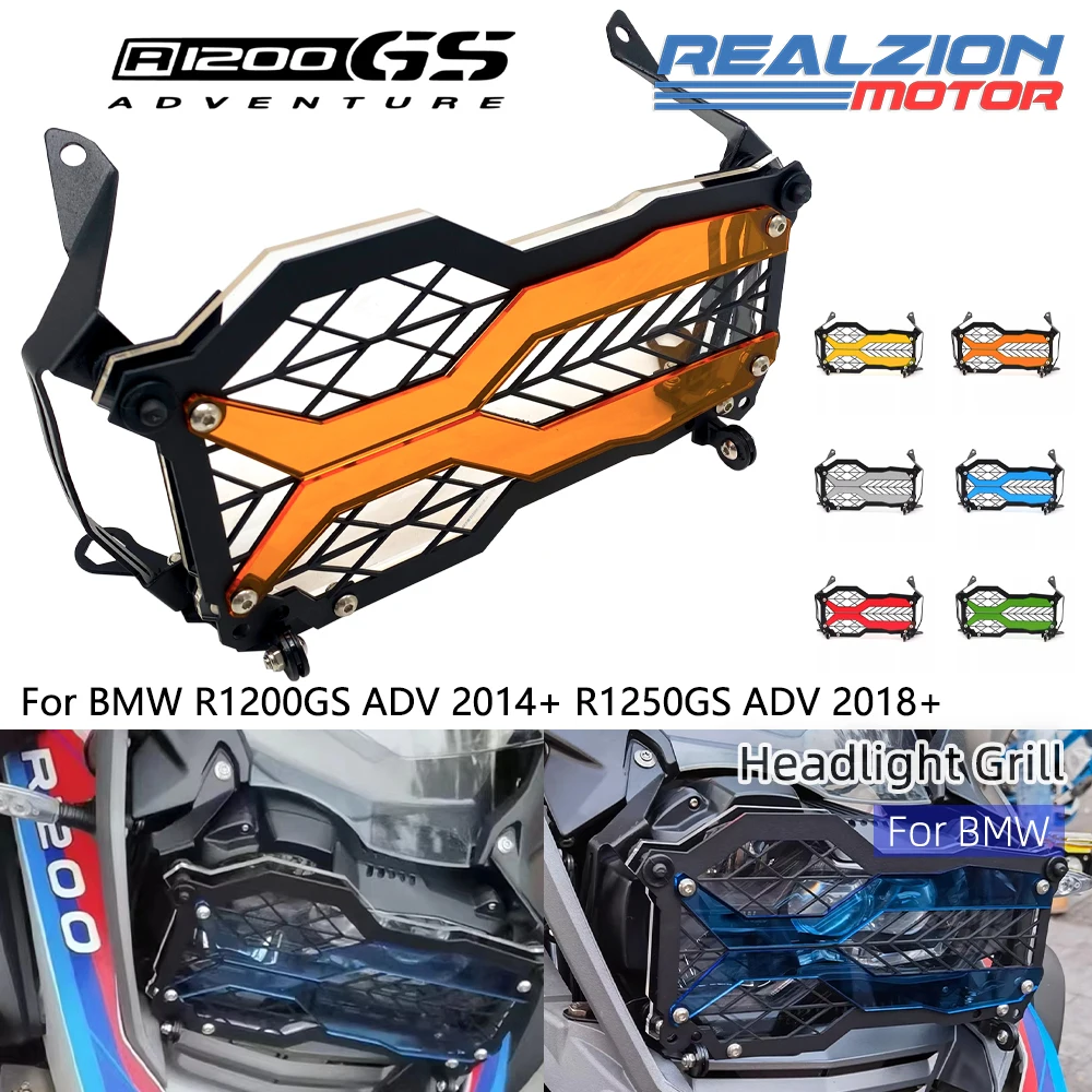 RZ 2020 R1200GS R1250GS Headlight Grille Motorcycle Head Light Guard Front Lamp Protector Cover For BMW R1250 R1200 GS LC ADV
RZ 2020 R1200GS R1250GS Headlight Grille Motorcycle Head Light Guard Front Lamp Protector Cover For BMW R1250 R1200 GS LC ADV