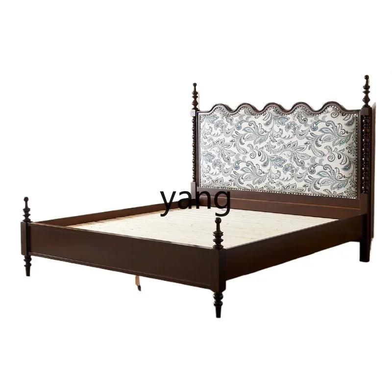 CX retro solid wood double bed simple modern soft bag medieval
CX retro solid wood double bed simple modern soft bag medieval