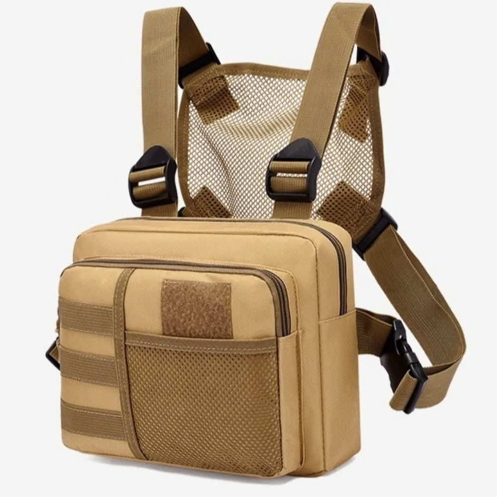 Multi-function Men Chest Rig Bag Oxford High-capacity Streetwear Chest Bags Waterproof Outdoor Vest Bag for Running Travel
Multi-function Men Chest Rig Bag Oxford High-capacity Streetwear Chest Bags Waterproof Outdoor Vest Bag for Running Travel