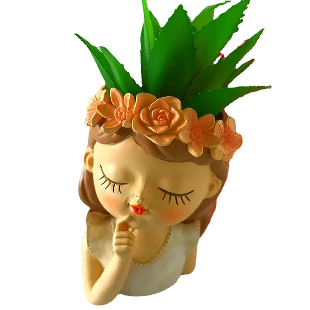3D Girl Resin Vase Molds Handmade Plaster Cement Flower Pot Silicone Planter Mould Home Decoration Craft Tools
3D Girl Resin Vase Molds Handmade Plaster Cement Flower Pot Silicone Planter Mould Home Decoration Craft Tools