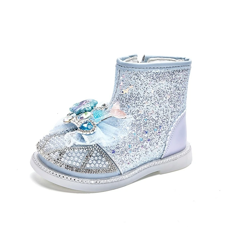 2025 Girls Crystal Boots, Cartoon Princess Plush Winter Shoes for Kids Warm Ankle Boots New Arrival
2025 Girls Crystal Boots, Cartoon Princess Plush Winter Shoes for Kids Warm Ankle Boots New Arrival