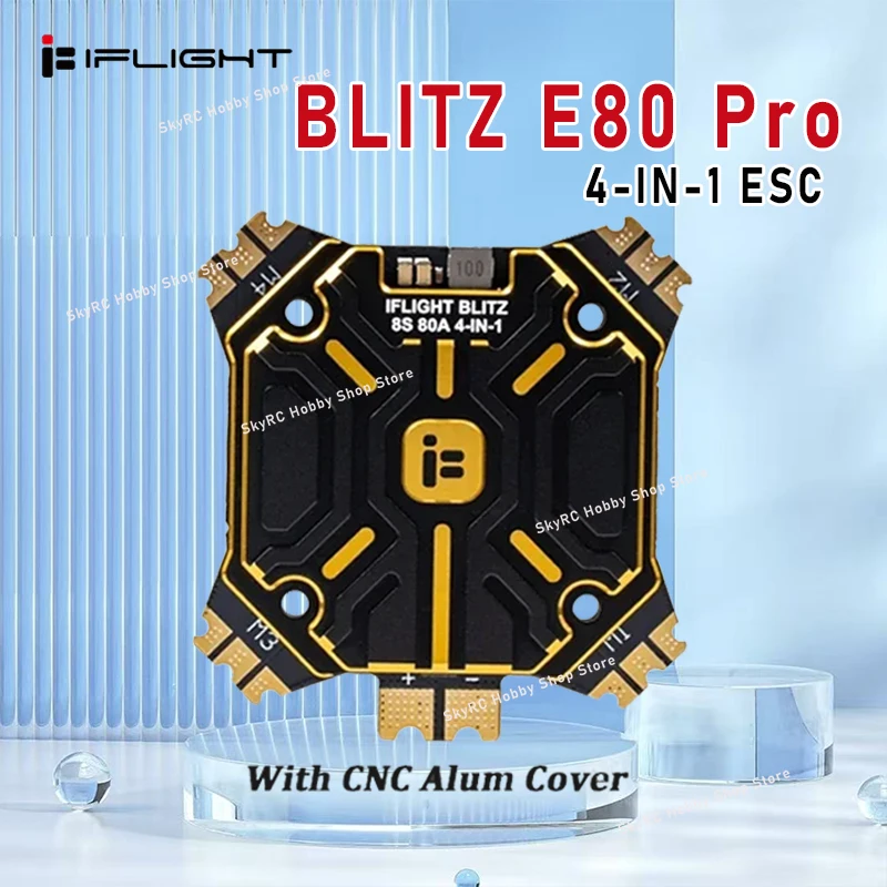 iFlight BLITZ E80 Pro 4-IN-1 ESC (G2) - 80A постоянный ток, 100A пиковый, 2-8S, 35x35мм, ESC для FPV RC гонок
iFlight BLITZ E80 Pro 4-IN-1 ESC (G2) - 80A постоянный ток, 100A пиковый, 2-8S, 35x35мм, ESC для FPV RC гонок