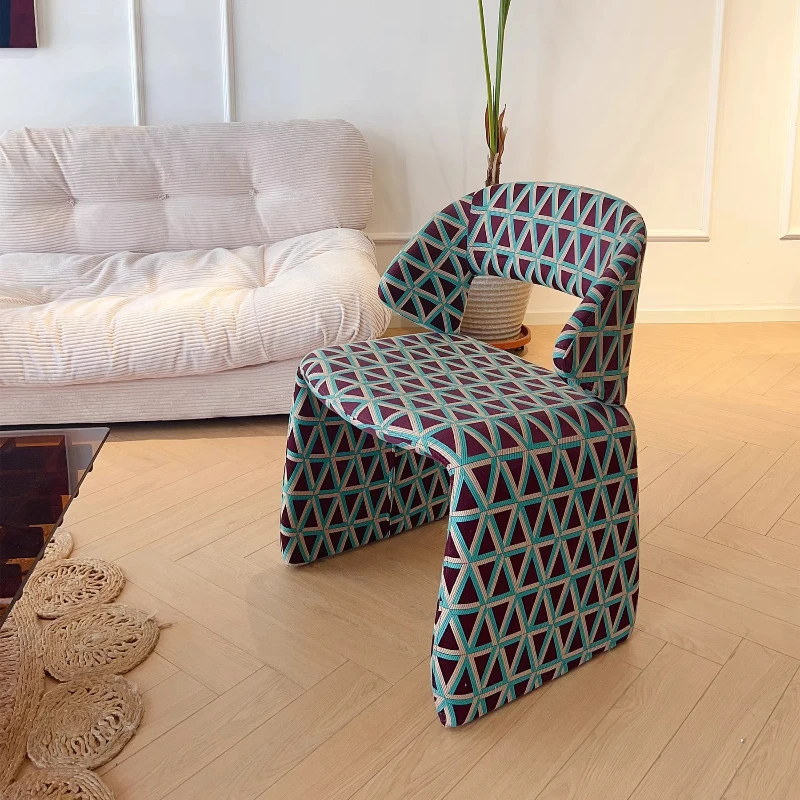 Nordic wabi style dining chair, design fashion creative book chair, furniture modern Italian light luxury high-end dressing
Nordic wabi style dining chair, design fashion creative book chair, furniture modern Italian light luxury high-end dressing