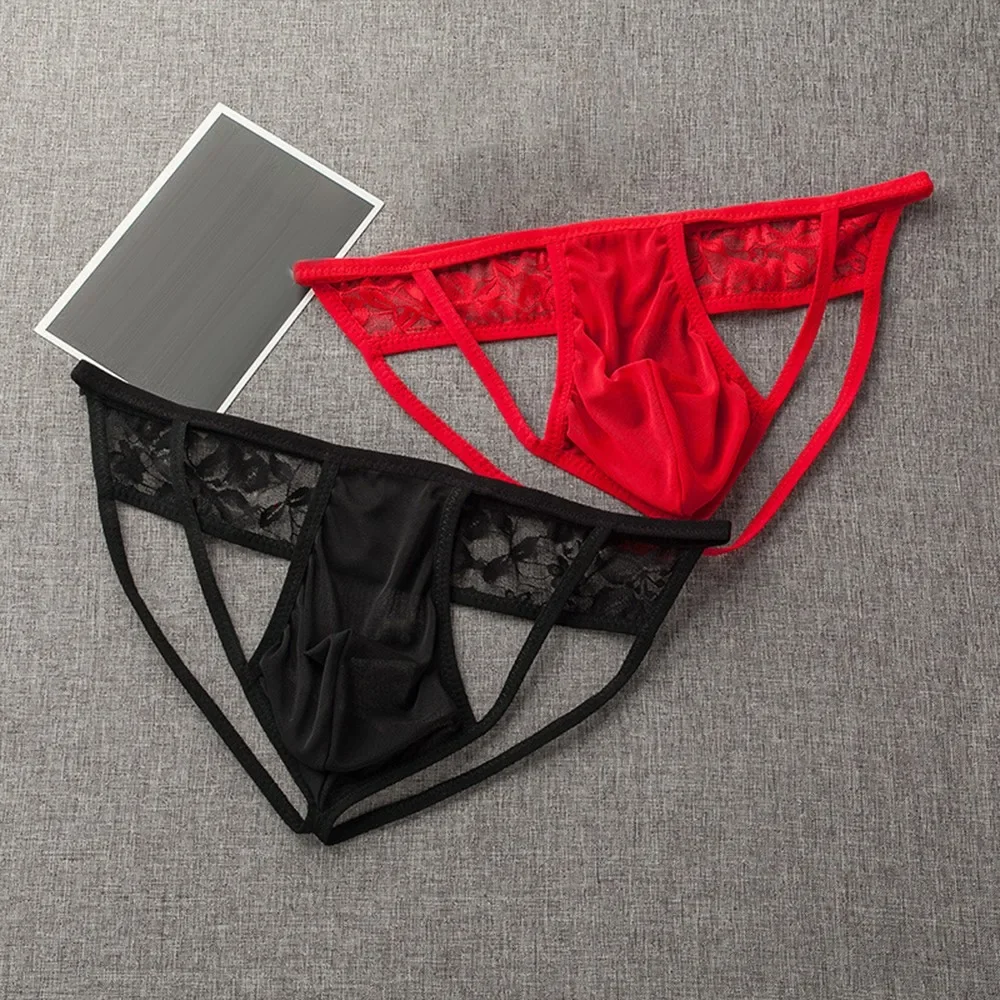 Sexy Exotic Panties Mesh See Through Mens Low Rise Sissy Pouch Thong G-string Lace Splicing Breathable Underwear
Sexy Exotic Panties Mesh See Through Mens Low Rise Sissy Pouch Thong G-string Lace Splicing Breathable Underwear