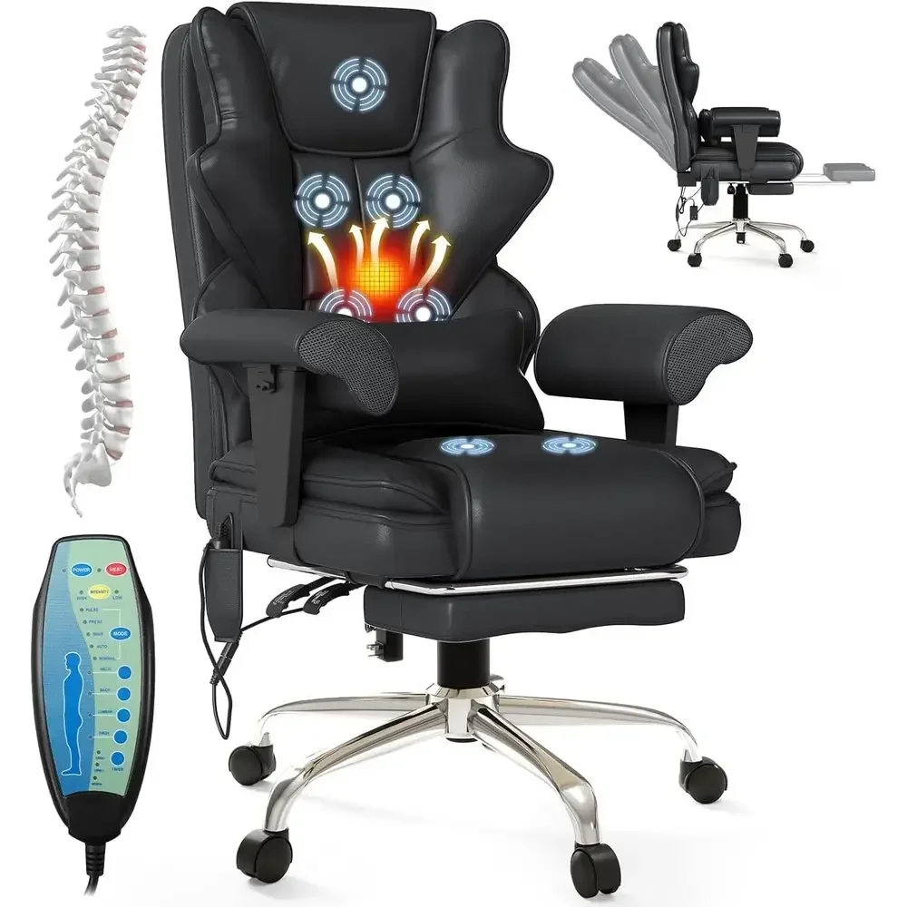 7-Point Massage Oice Chair,Heated Desk Manageral Chair,Ergonomic Executive Chair with ootrest,Adjustable Armrest,Computer Chair
7-Point Massage Oice Chair,Heated Desk Manageral Chair,Ergonomic Executive Chair with ootrest,Adjustable Armrest,Computer Chair