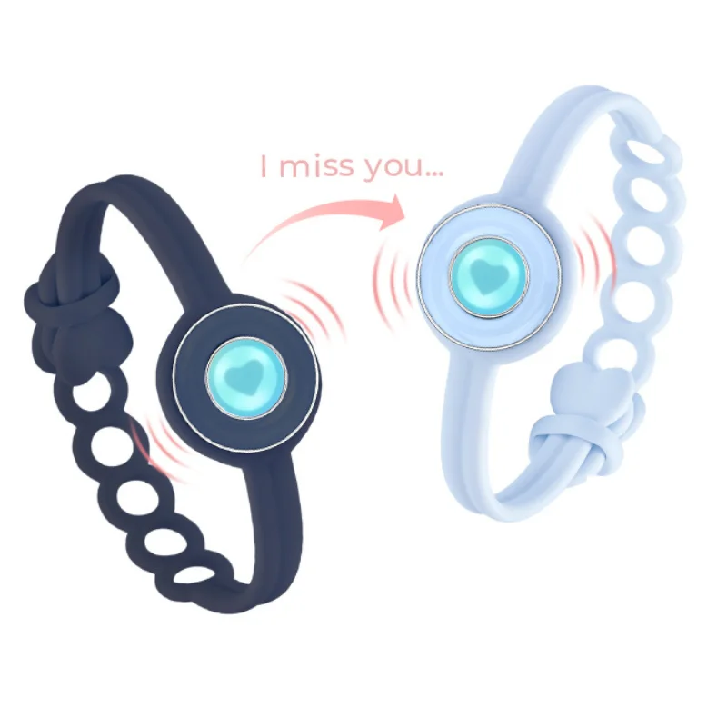 Totwoo Bluetooth Smart Couple Bracelets for Her Silicone Touch Gift Romantic Jewelry for Birthday or Anniversary
Totwoo Bluetooth Smart Couple Bracelets for Her Silicone Touch Gift Romantic Jewelry for Birthday or Anniversary