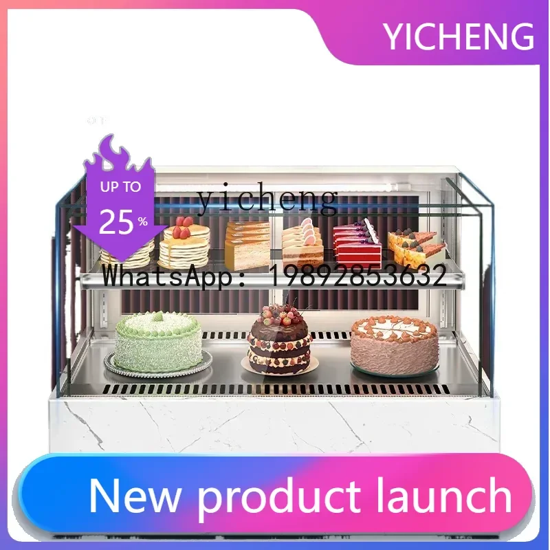 H6 Small Dessert Cake Cabinet Commercial Dessert West Point Mousse Baking Bread Bar Refrigerated and Fresh Display Cabinet
H6 Small Dessert Cake Cabinet Commercial Dessert West Point Mousse Baking Bread Bar Refrigerated and Fresh Display Cabinet