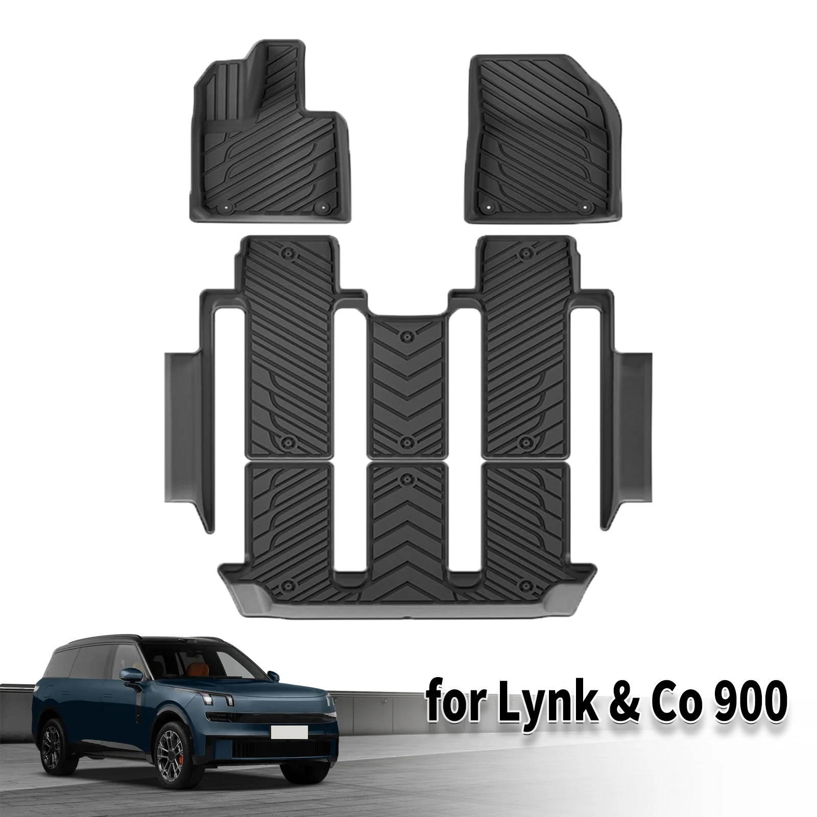for Lynk & Co 900 2025 2026 Eco-Friendly TPE Car Floor Mats & Trunk Mats, All-Weather Protection (Not For RHD)
for Lynk & Co 900 2025 2026 Eco-Friendly TPE Car Floor Mats & Trunk Mats, All-Weather Protection (Not For RHD)