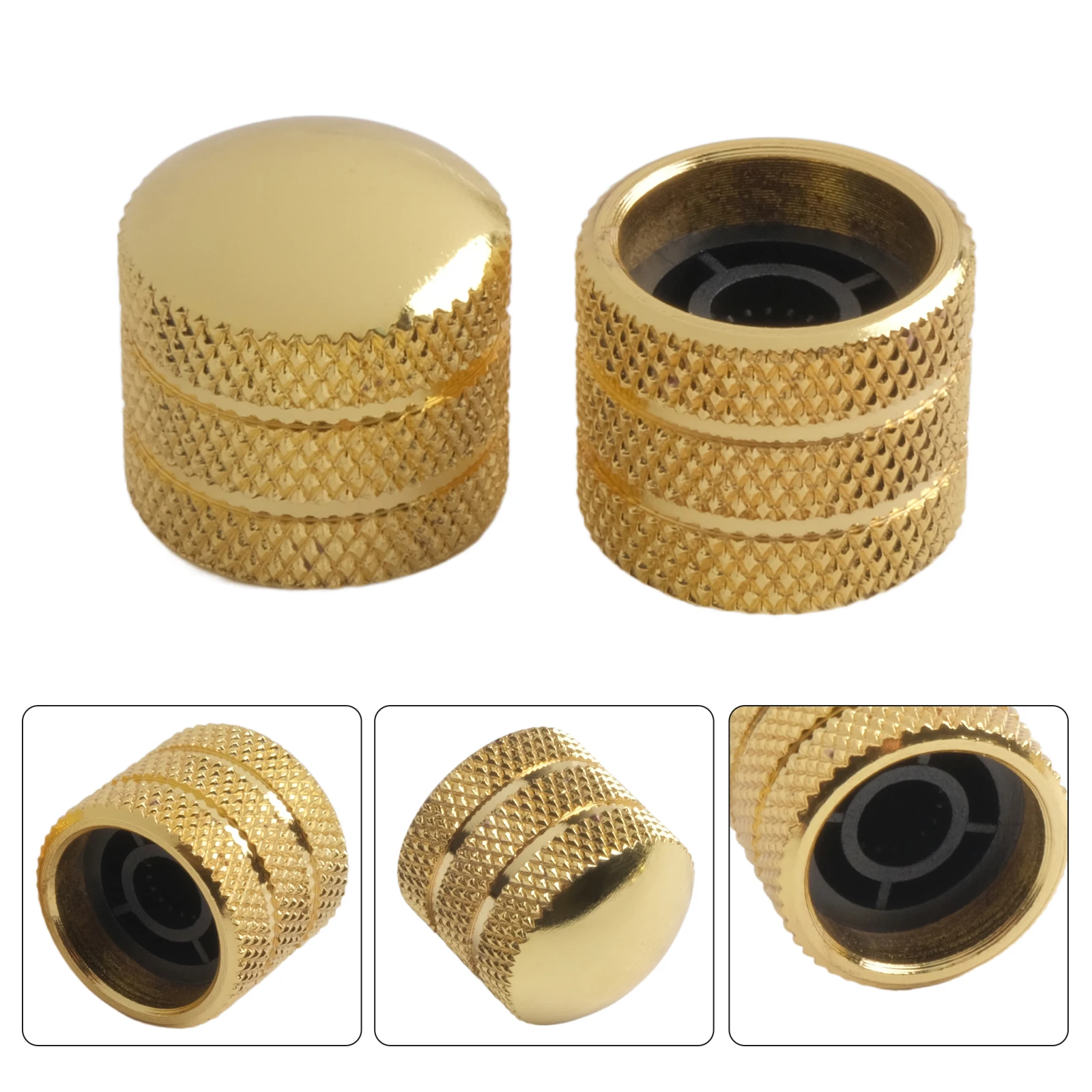Color Gold Guitar Bass Control Knobs Tone Volume Knobs Precise Control Smooth Tone Control Easy To Install High-quality Metal
Color Gold Guitar Bass Control Knobs Tone Volume Knobs Precise Control Smooth Tone Control Easy To Install High-quality Metal