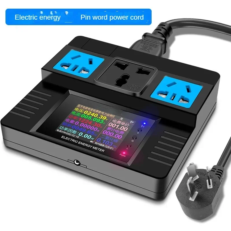 Digital display intelligent plug-in board multifunctional multi hole power supply electricity metering detector
Digital display intelligent plug-in board multifunctional multi hole power supply electricity metering detector