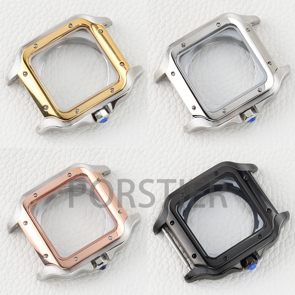 NH35 Square 38mm Watch Case 316L Solid Stainless Steel Waterproof For Seiko Santos NH35 NH36 NH38 Automatic Movement 27mm Dial
NH35 Square 38mm Watch Case 316L Solid Stainless Steel Waterproof For Seiko Santos NH35 NH36 NH38 Automatic Movement 27mm Dial