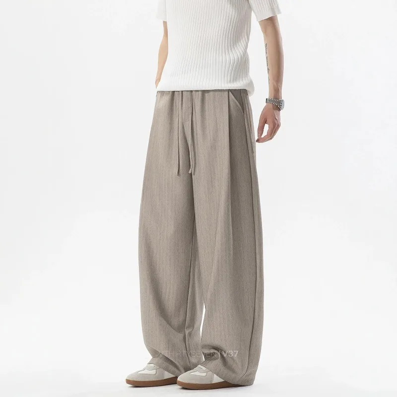 Men's pants summer new fashionable casual outdoor retro versatile solid color loose daily commuting casual pants
Men's pants summer new fashionable casual outdoor retro versatile solid color loose daily commuting casual pants