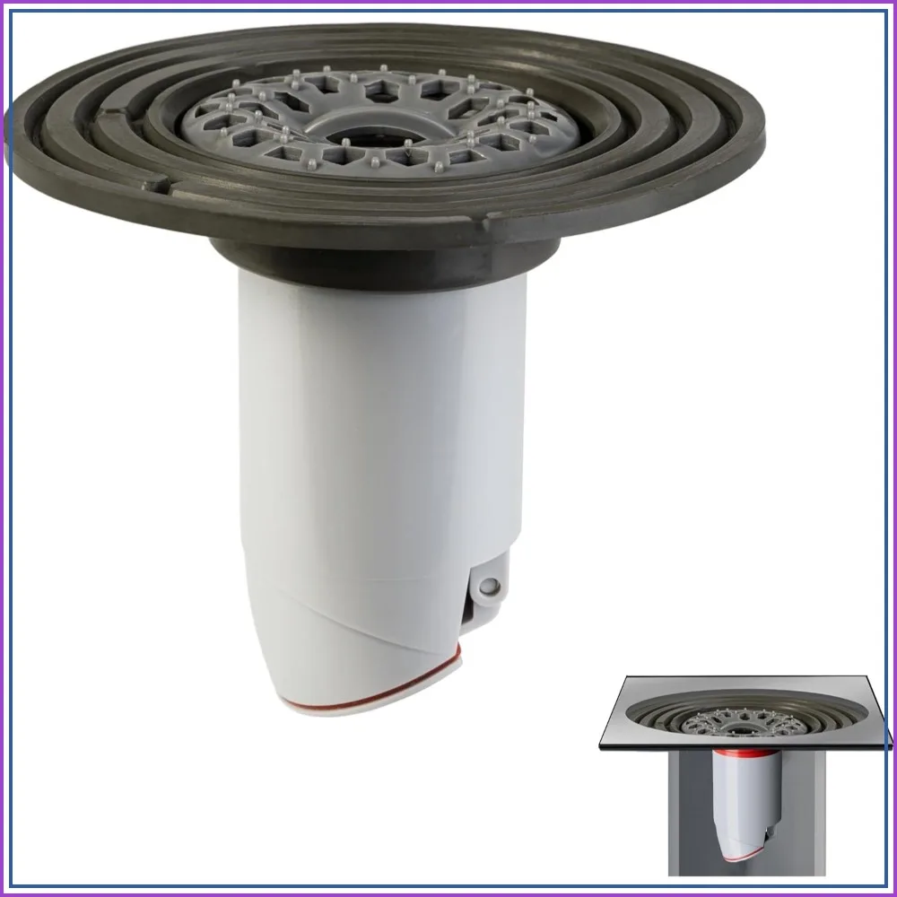 Odor-Proof Shower Drain Plug - Backflow Preventer with Magnetic Closure, Hair Catcher, Silicone Reducer Ring, Fits 1.9''-3.9'' ID Drains
Odor-Proof Shower Drain Plug - Backflow Preventer with Magnetic Closure, Hair Catcher, Silicone Reducer Ring, Fits 1.9''-3.9'' ID Drains