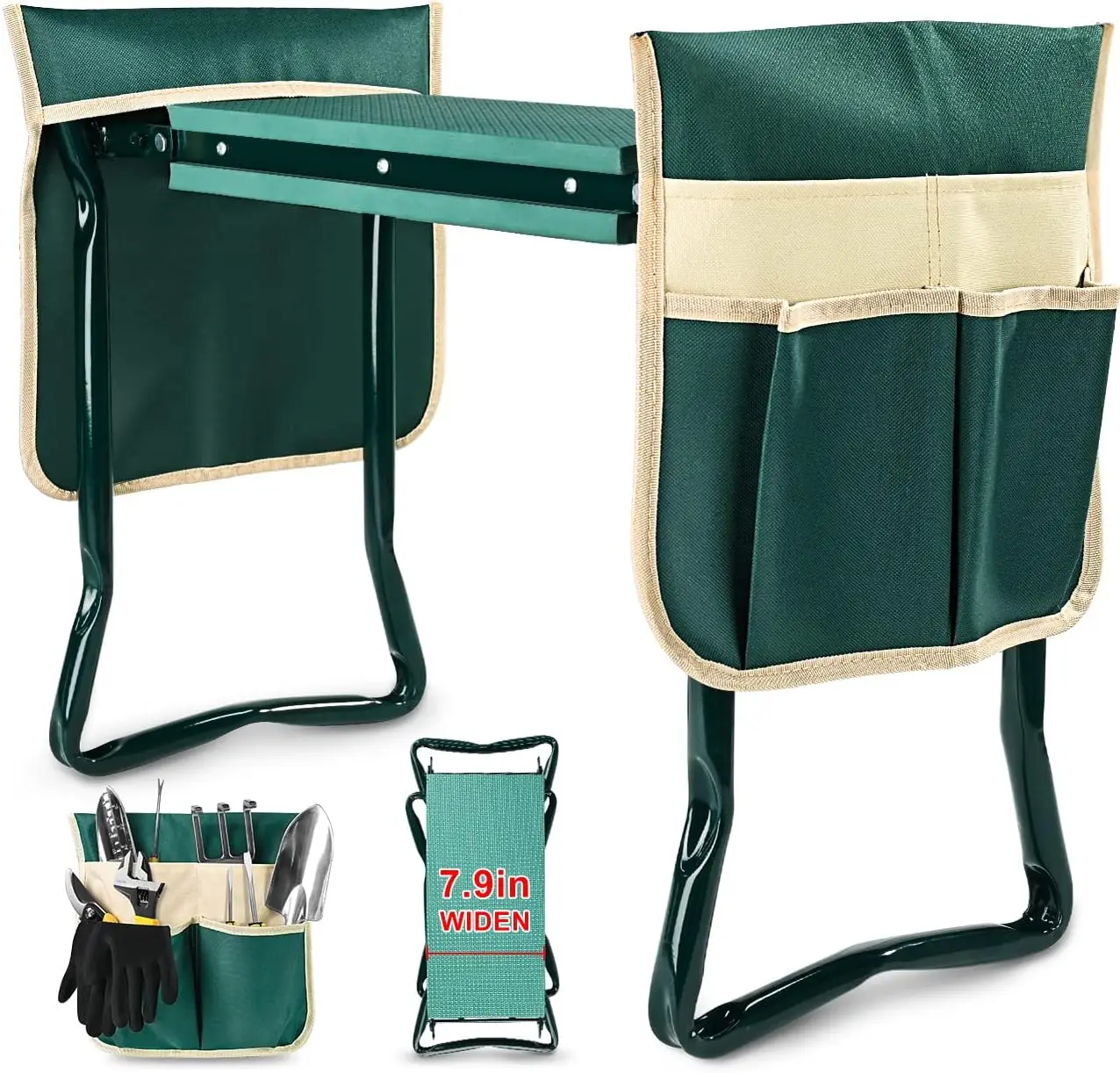 Upgraded Garden Kneeler and Seat with Thicken & Widen Soft Kneeling Pad, Foldable Gardener Stool with 2 Tool Pouches,Gifts
Upgraded Garden Kneeler and Seat with Thicken & Widen Soft Kneeling Pad, Foldable Gardener Stool with 2 Tool Pouches,Gifts
