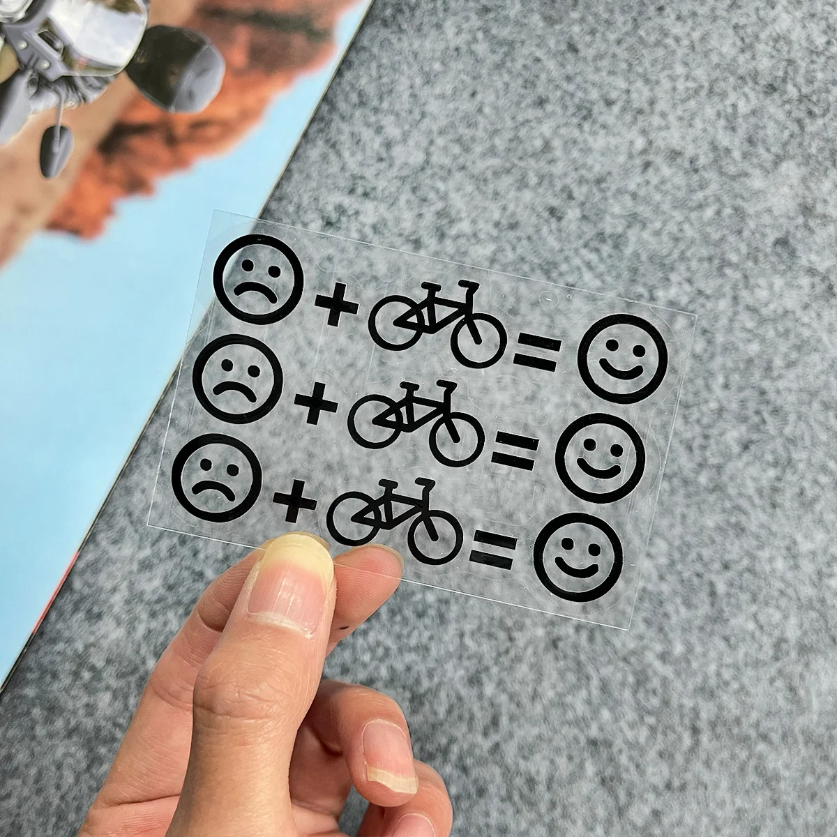 Sad Face Bicycle Happy Face Math Formula Vinyl Stickers Waterproof Decals For Bike Frame Laptop Decor
Sad Face Bicycle Happy Face Math Formula Vinyl Stickers Waterproof Decals For Bike Frame Laptop Decor