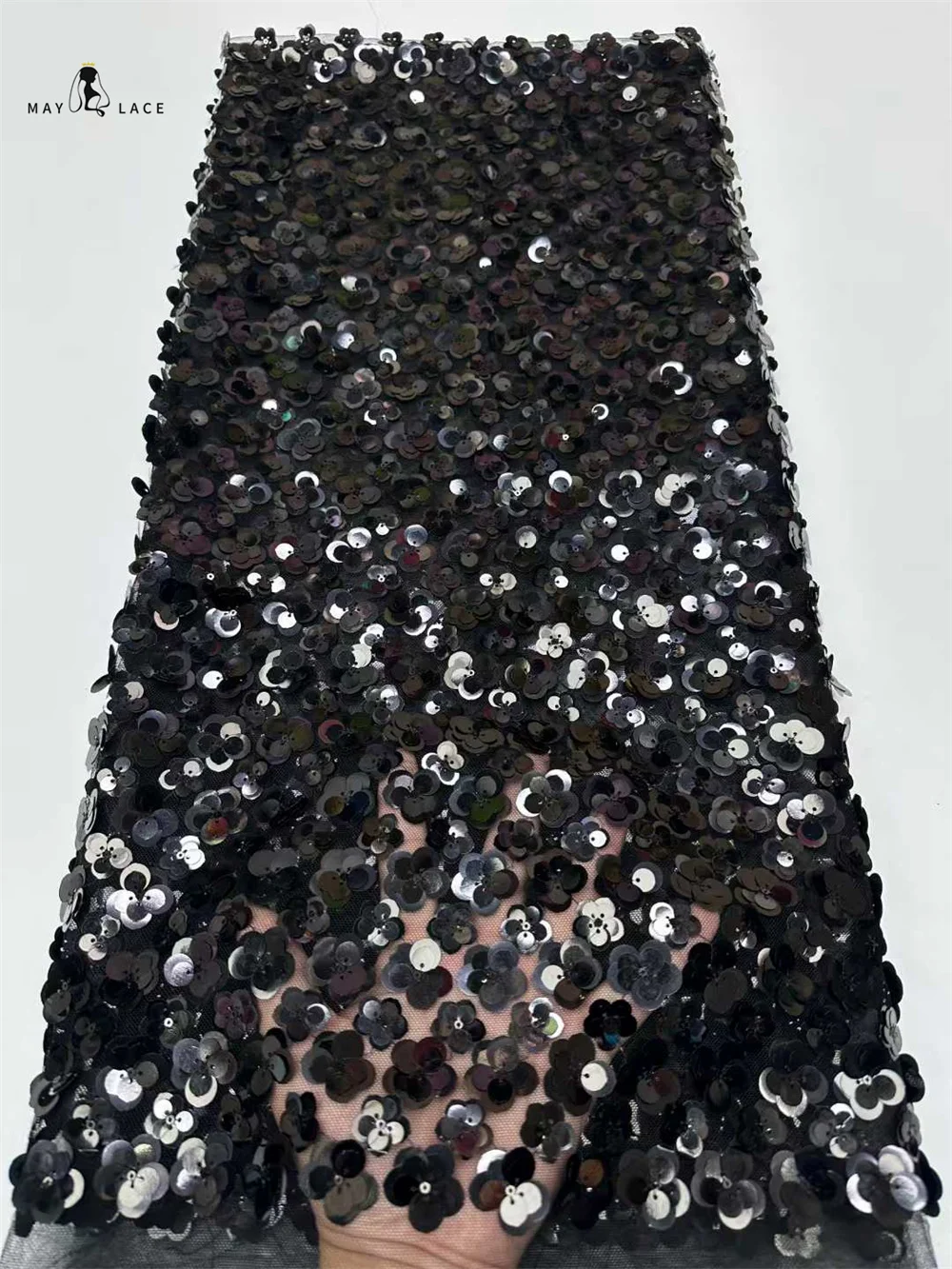 Black Luxury Embroidery Style African Mesh Lace Fabric Sequins French Sequins Tulle Laces Fabric For Bridal Dress Party Sewing
Black Luxury Embroidery Style African Mesh Lace Fabric Sequins French Sequins Tulle Laces Fabric For Bridal Dress Party Sewing