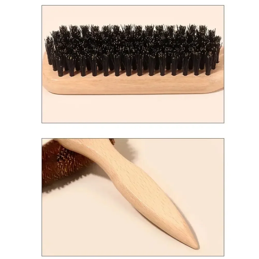 Wood Boar Bristle Hair Brush Backcombing Design Teasing Function Slick Back Hair Brush Flyaways Control Smooth Finish
Wood Boar Bristle Hair Brush Backcombing Design Teasing Function Slick Back Hair Brush Flyaways Control Smooth Finish