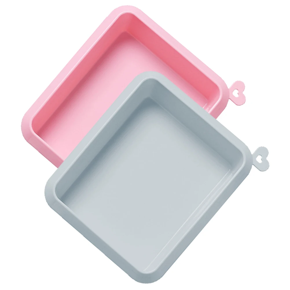 2pcs Silicone Cake Pan Nonstick Square Molds for Baking Mousse Desserts Easy Release Heat Resistant Safe Kids Kitchen
2pcs Silicone Cake Pan Nonstick Square Molds for Baking Mousse Desserts Easy Release Heat Resistant Safe Kids Kitchen