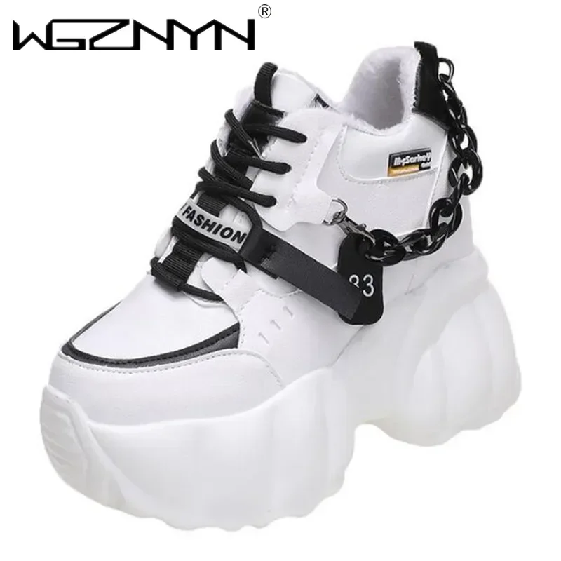 Autumn High Quality Luxury Women Wedges Chunky Sneaker Black Casual Shoes Ladies Vulcanized Shoes High Platform Leather Sneakers
Autumn High Quality Luxury Women Wedges Chunky Sneaker Black Casual Shoes Ladies Vulcanized Shoes High Platform Leather Sneakers