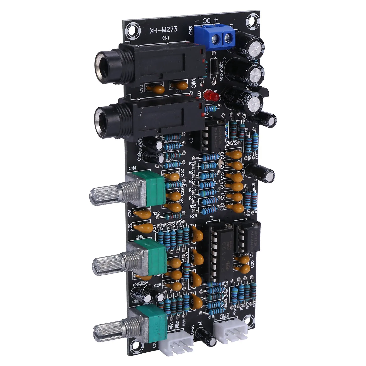 ABJU PT2399 Digital Microphone Amplifier Board Reverberation Karaoke Reverb Amplifier NE5532 Pre-Amplifier Tone Board
ABJU PT2399 Digital Microphone Amplifier Board Reverberation Karaoke Reverb Amplifier NE5532 Pre-Amplifier Tone Board