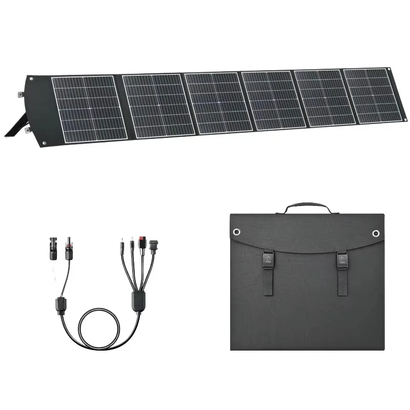 -200 Portable 200W PET ETFE Foldable Solar Panel 36V Fast Charge Black for Outdoor Adventures Factory Price
-200 Portable 200W PET ETFE Foldable Solar Panel 36V Fast Charge Black for Outdoor Adventures Factory Price