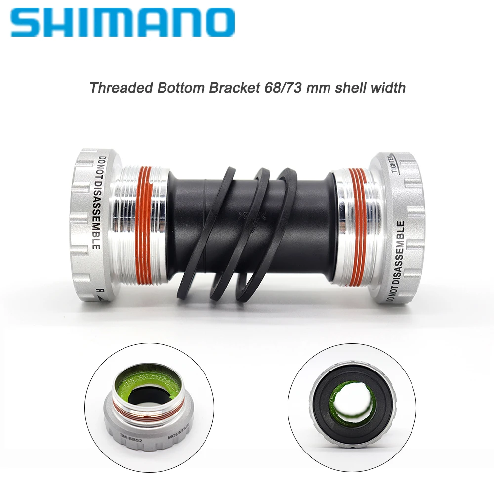 Задний кронштейн с резьбой Shimano SM-BB52, ширина оболочки 68/73 мм, уплотнение для горного велосипеда, оригинальные детали для горного велосипеда
Задний кронштейн с резьбой Shimano SM-BB52, ширина оболочки 68/73 мм, уплотнение для горного велосипеда, оригинальные детали для горного велосипеда