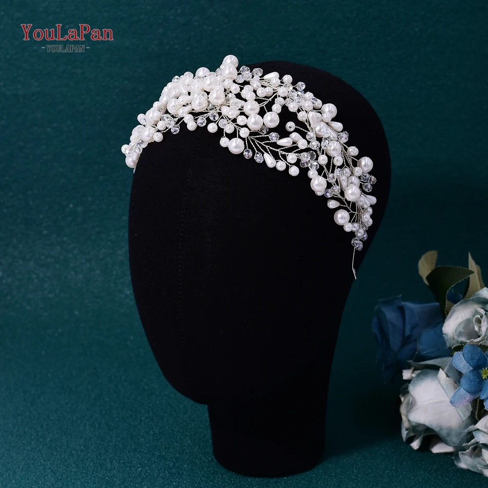 YouLaPan White Faux Pearl Hair Hoop Elegant Women Luxury Crystal Bridal Headbands Handmade Bridal Wedding Headdress HP663
YouLaPan White Faux Pearl Hair Hoop Elegant Women Luxury Crystal Bridal Headbands Handmade Bridal Wedding Headdress HP663