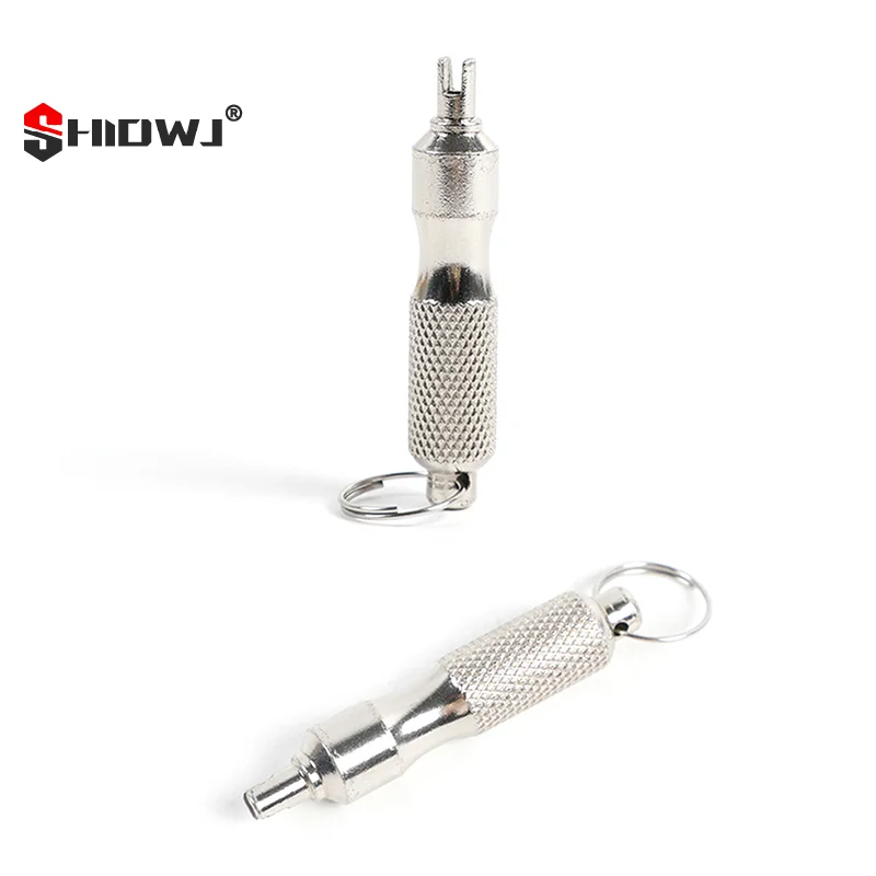 Portable Valve Core Wrench Stainless Steel Car Bike Tire Valve Disassembly Tire Valve Core Stems Remover Screwdriver Dual Use
Portable Valve Core Wrench Stainless Steel Car Bike Tire Valve Disassembly Tire Valve Core Stems Remover Screwdriver Dual Use