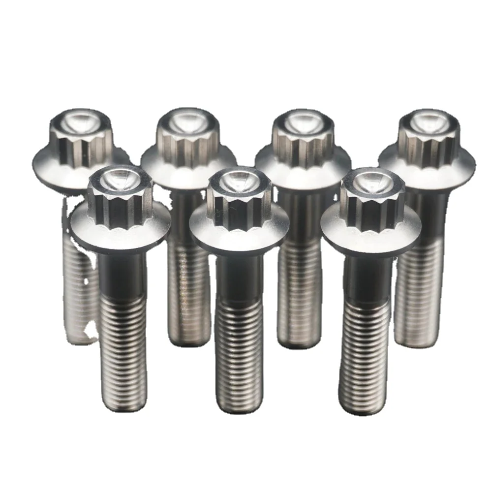 Titanium Bolts M7 X 32mm TC4 Grade.5for BBS HRE SSR BC WORK OZ Rays Bihexagon Flange Three-piece Wheel Titanium Forged Screw/Nut
Titanium Bolts M7 X 32mm TC4 Grade.5for BBS HRE SSR BC WORK OZ Rays Bihexagon Flange Three-piece Wheel Titanium Forged Screw/Nut