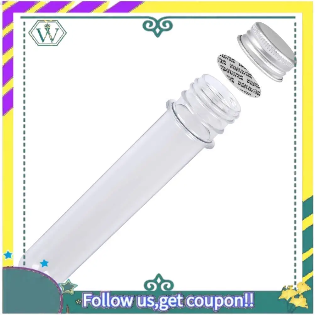 NEW 30 PCS 40ML Plastic Test Tubes With Screw Caps Reusable Transparent Container Tubes Transparent Test Tube
NEW 30 PCS 40ML Plastic Test Tubes With Screw Caps Reusable Transparent Container Tubes Transparent Test Tube