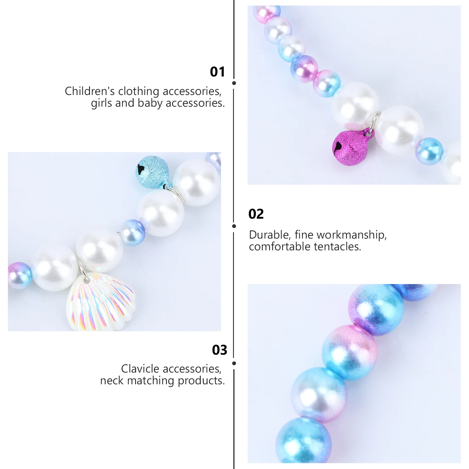 1 set 1 Set Sweet Style Mermaid Pendant Necklace Bracelet Ring Baby Jewelry Set For Kids Party Wedding Prom Gift Pearl Necklace
1 set 1 Set Sweet Style Mermaid Pendant Necklace Bracelet Ring Baby Jewelry Set For Kids Party Wedding Prom Gift Pearl Necklace