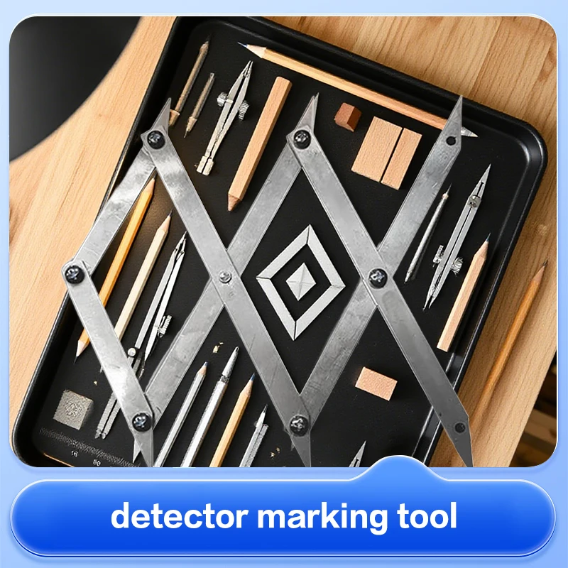 Picket Master Pro 3-точечный искатель центра Точные измерения Деревообрабатывающий искатель центра Инструмент для маркировки макета с равным интервалом
Picket Master Pro 3-точечный искатель центра Точные измерения Деревообрабатывающий искатель центра Инструмент для маркировки макета с равным интервалом