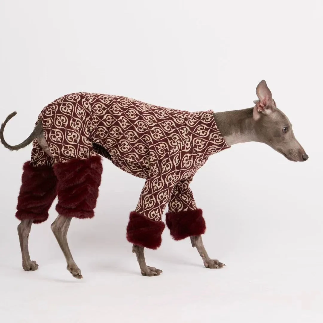 Одежда для собак: Теплый зимне-весенний комбинезон из искусственного эко-флиса для итальянского грейхаунда и виппета, темно-красный
Одежда для собак: Теплый зимне-весенний комбинезон из искусственного эко-флиса для итальянского грейхаунда и виппета, темно-красный