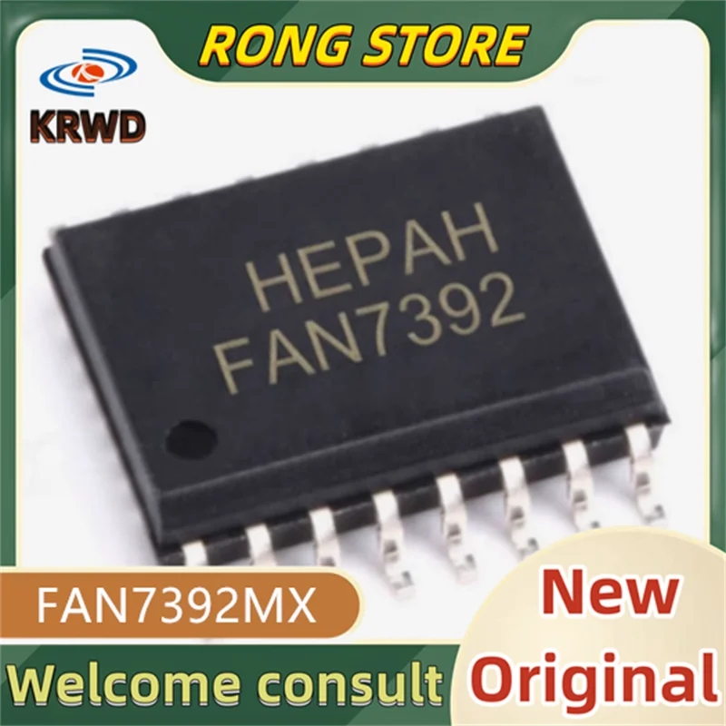 3 шт. FAN7392 Новые и оригинальные FAN7392MX FAN7392M 7392MX SOP-16
3 шт. FAN7392 Новые и оригинальные FAN7392MX FAN7392M 7392MX SOP-16