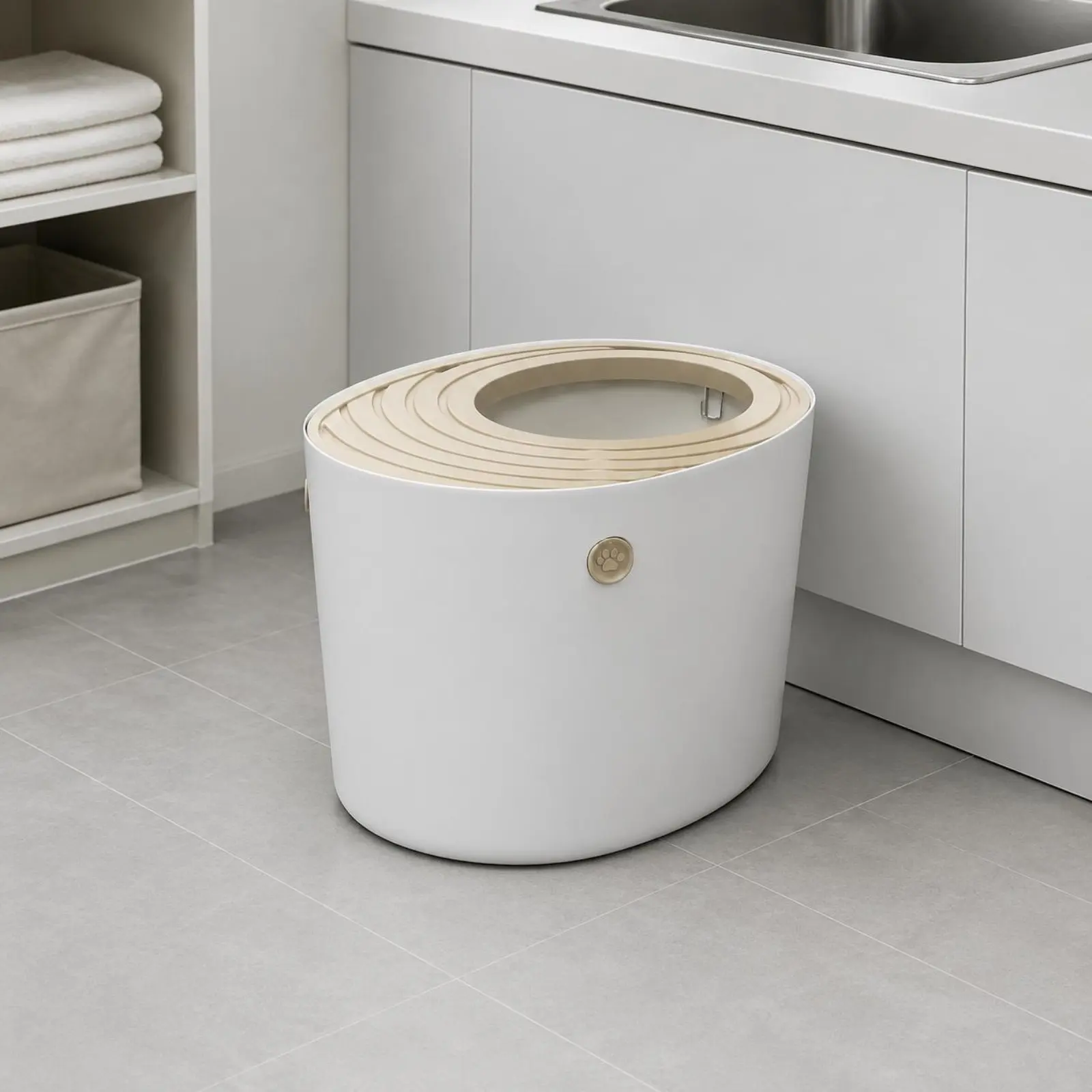 Enclosed Feline Toilet Anti Tracking Covered Feline Litter Box Hooded Litter Pan Easy to Sanitary Pet Supplies Scoop Included
Enclosed Feline Toilet Anti Tracking Covered Feline Litter Box Hooded Litter Pan Easy to Sanitary Pet Supplies Scoop Included