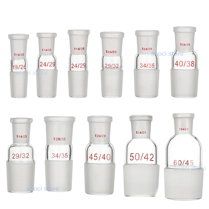 Glass Reducing Connecting Adapter, Borosilicate Glass Joint Connecting Adapter for Laboratory Supply 14/23- 50/42,1Piece
Glass Reducing Connecting Adapter, Borosilicate Glass Joint Connecting Adapter for Laboratory Supply 14/23- 50/42,1Piece