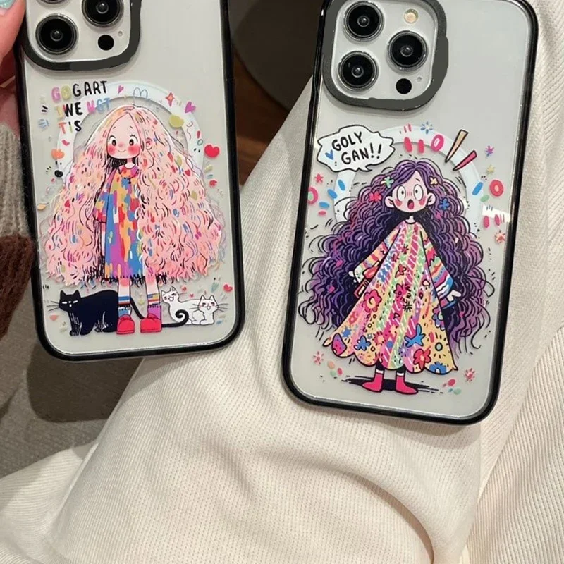 Cute Cartoon Girl Magsafe Cartoon Phone Case Cover for IPhone 11 12 13 14 15 Pro Max Case for IPhone 15 Pro Max
Cute Cartoon Girl Magsafe Cartoon Phone Case Cover for IPhone 11 12 13 14 15 Pro Max Case for IPhone 15 Pro Max
