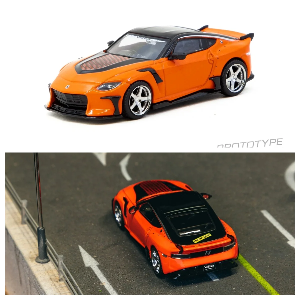 Tarmac Works 1/64 VeilSide FFZ400 Fairlady Z Orange with Card Diecast Model Car Collection Limited Edition Alloy
Tarmac Works 1/64 VeilSide FFZ400 Fairlady Z Orange with Card Diecast Model Car Collection Limited Edition Alloy