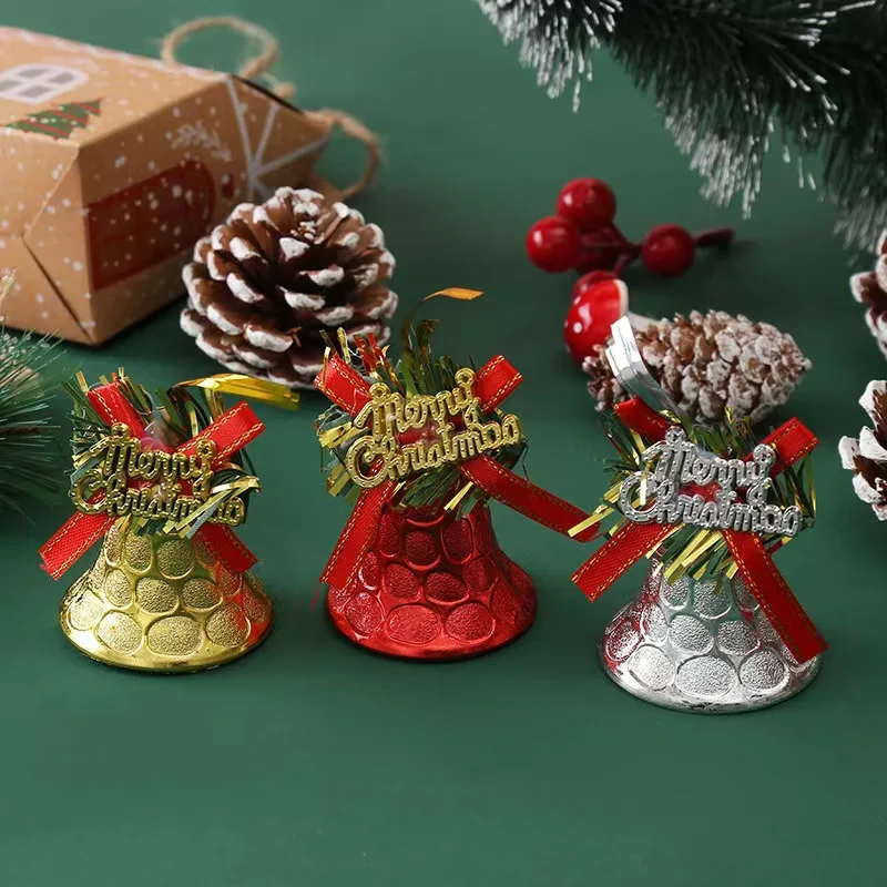 Silver Bells Xmas Ornaments Festive Gold Bells 4pcs Set Christmas Bells Bell-Shaped Hanging Bells For Christmas Tree
Silver Bells Xmas Ornaments Festive Gold Bells 4pcs Set Christmas Bells Bell-Shaped Hanging Bells For Christmas Tree