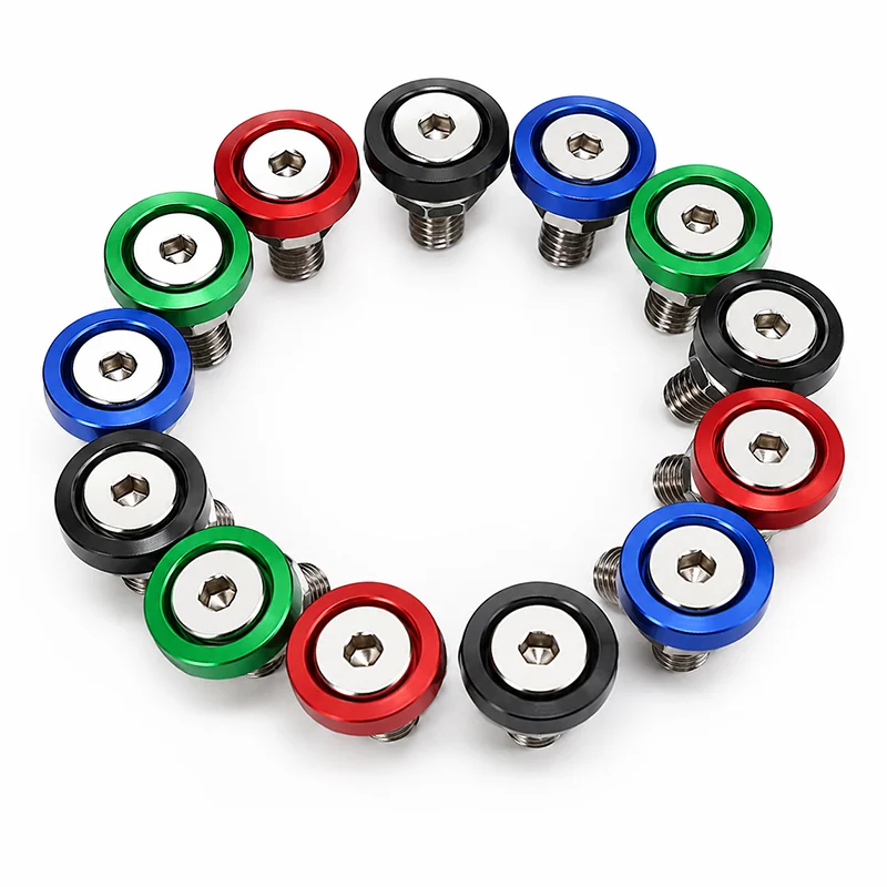 Modified Screw Assembly Kit Aluminum Ring Bolt Washer Nut Set for Motorcycle Bike Scooter Car DIY Fastener Accessories
Modified Screw Assembly Kit Aluminum Ring Bolt Washer Nut Set for Motorcycle Bike Scooter Car DIY Fastener Accessories