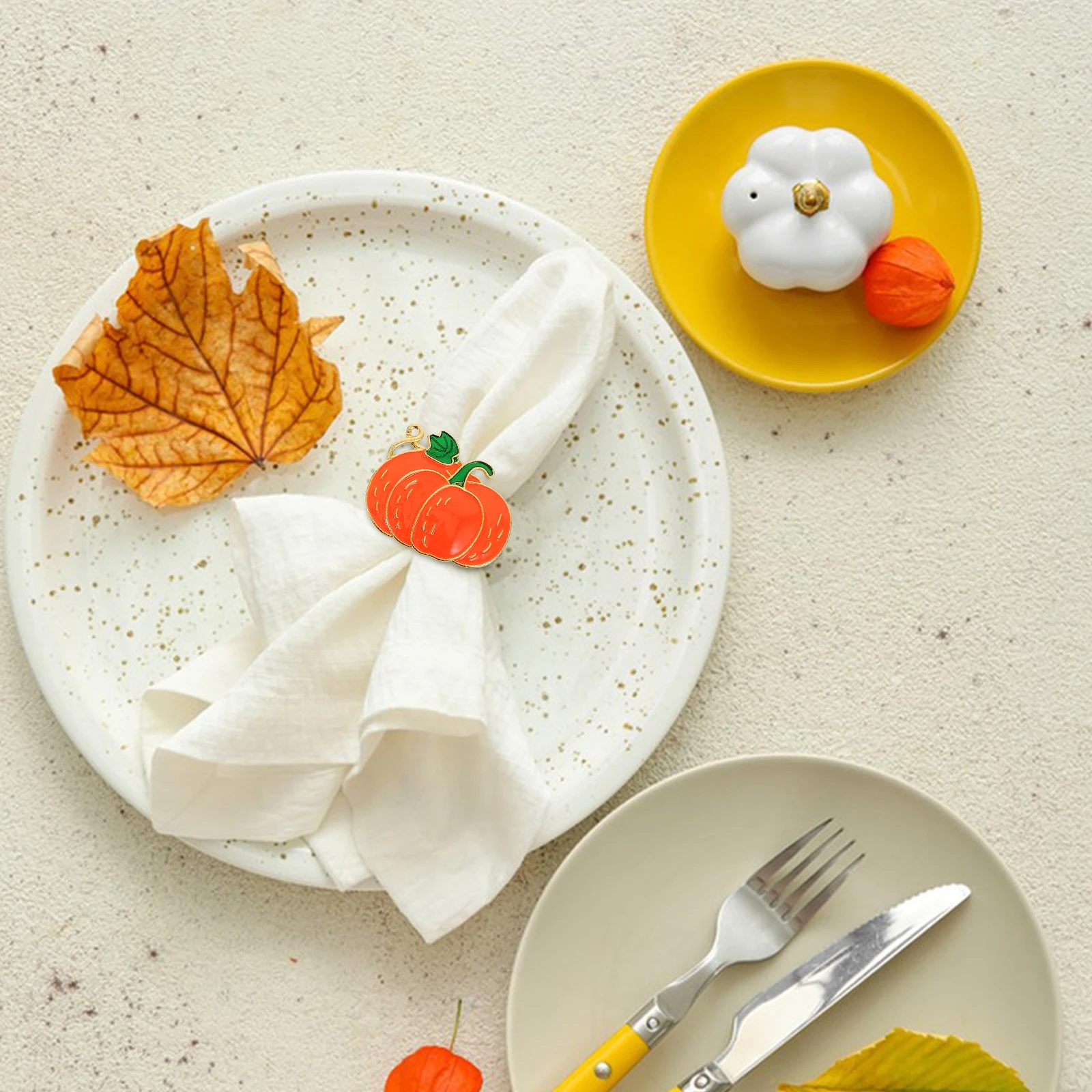 4Pcs Pumpkin Napkin Ring Decorative Alloy Buckle Fall Halloween Table Decor Festive Napkin Holder Party Accessories
4Pcs Pumpkin Napkin Ring Decorative Alloy Buckle Fall Halloween Table Decor Festive Napkin Holder Party Accessories