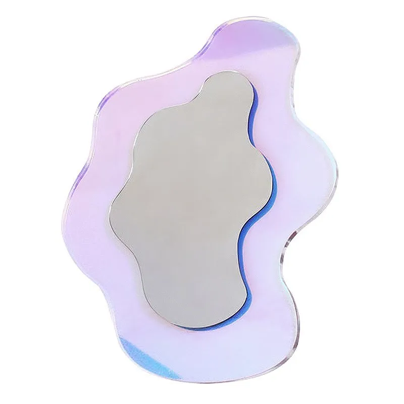 Colorful Makeup Mirror Bedroom Acrylic Dressing Mirror Props Designer Wall Hanging Shaped Mirror
Colorful Makeup Mirror Bedroom Acrylic Dressing Mirror Props Designer Wall Hanging Shaped Mirror