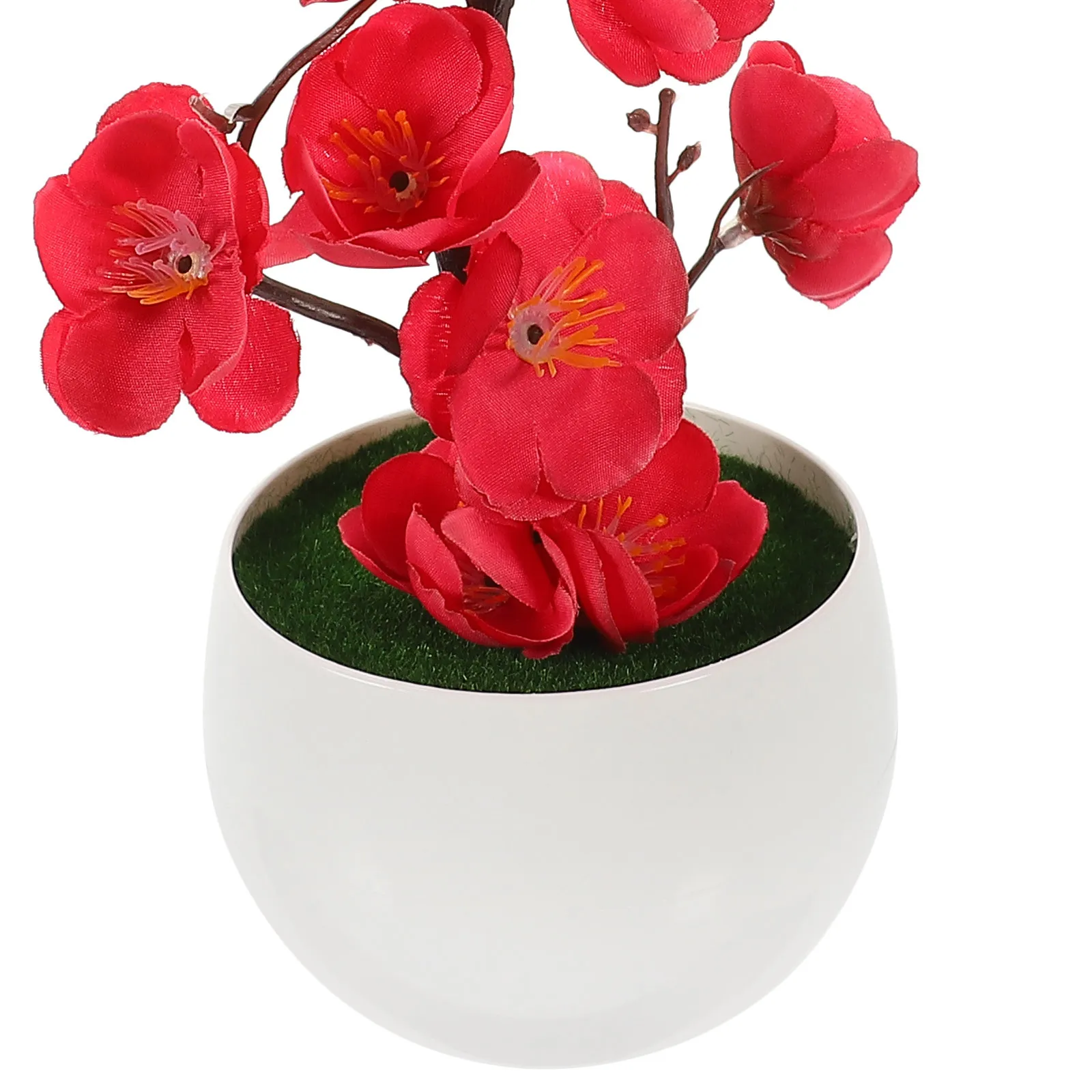 2Pcs Realistic Potted Plum Blossom Artificial Flower Decoration for Desktop Living Room Office Tabletop Ornament
2Pcs Realistic Potted Plum Blossom Artificial Flower Decoration for Desktop Living Room Office Tabletop Ornament