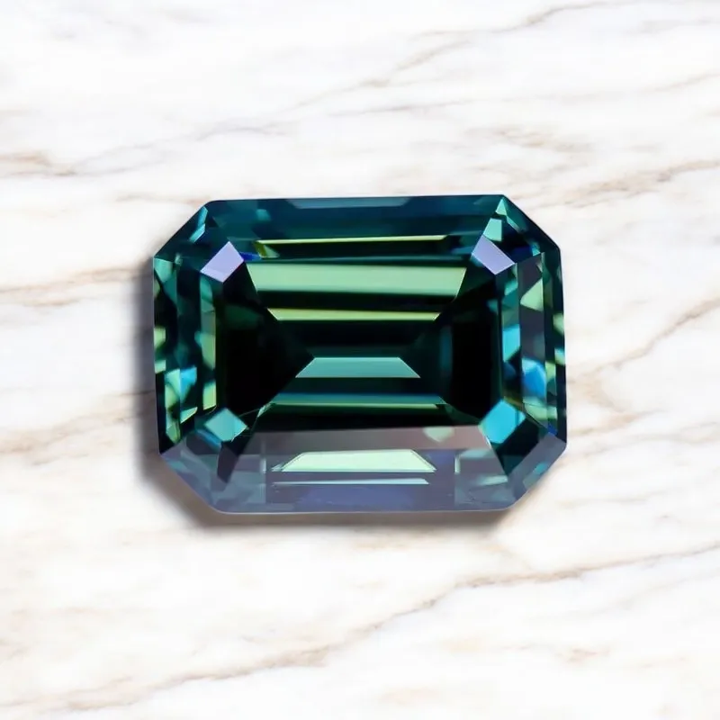 Moissanite Gemstone Emerald Cut Natural Color Green Lab Grown Diamond for Charms DIY Jewelry Making with GRA Certificate
Moissanite Gemstone Emerald Cut Natural Color Green Lab Grown Diamond for Charms DIY Jewelry Making with GRA Certificate