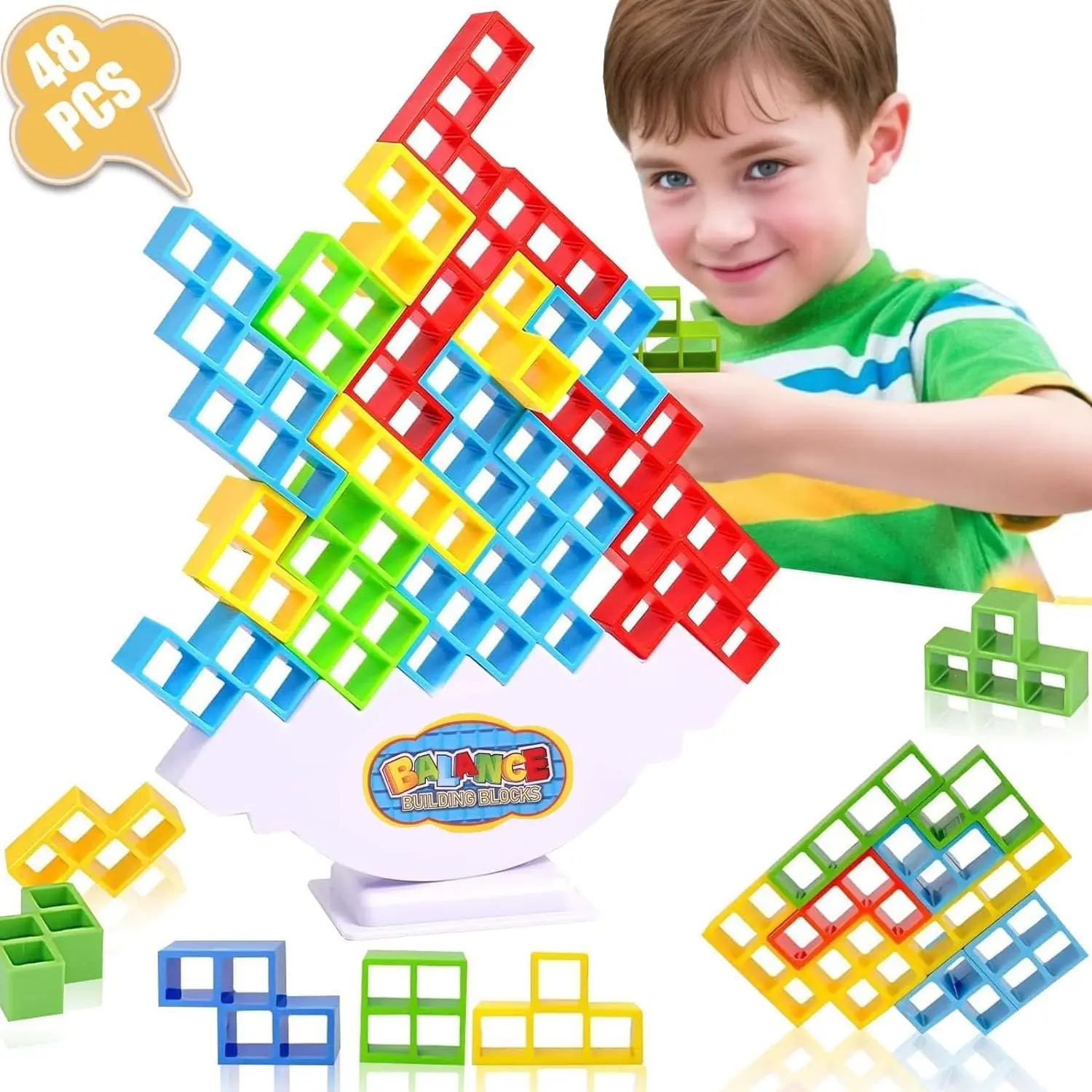 Stacking Game Balance Stacking Blocks Game, Board Games for 2 Players+ Family Games, Parties, Travel, Kids & Adults Team Buildin
Stacking Game Balance Stacking Blocks Game, Board Games for 2 Players+ Family Games, Parties, Travel, Kids & Adults Team Buildin