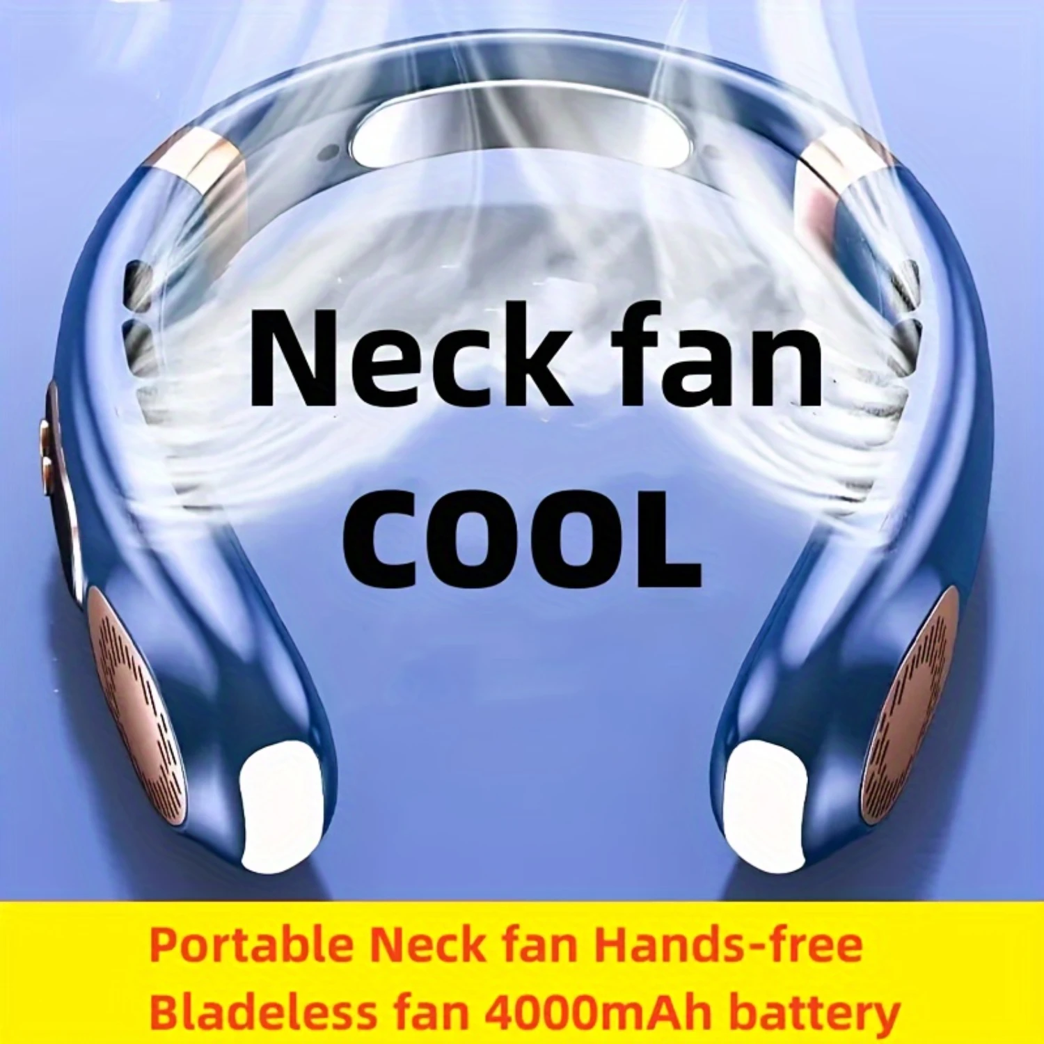 4000mAh Portable Neck Fan - Revolutionary Bladeless, 5-Speed Adjustable, Digital Display, ° Cooling, Whisper-Quiet - Perfect fo
4000mAh Portable Neck Fan - Revolutionary Bladeless, 5-Speed Adjustable, Digital Display, ° Cooling, Whisper-Quiet - Perfect fo