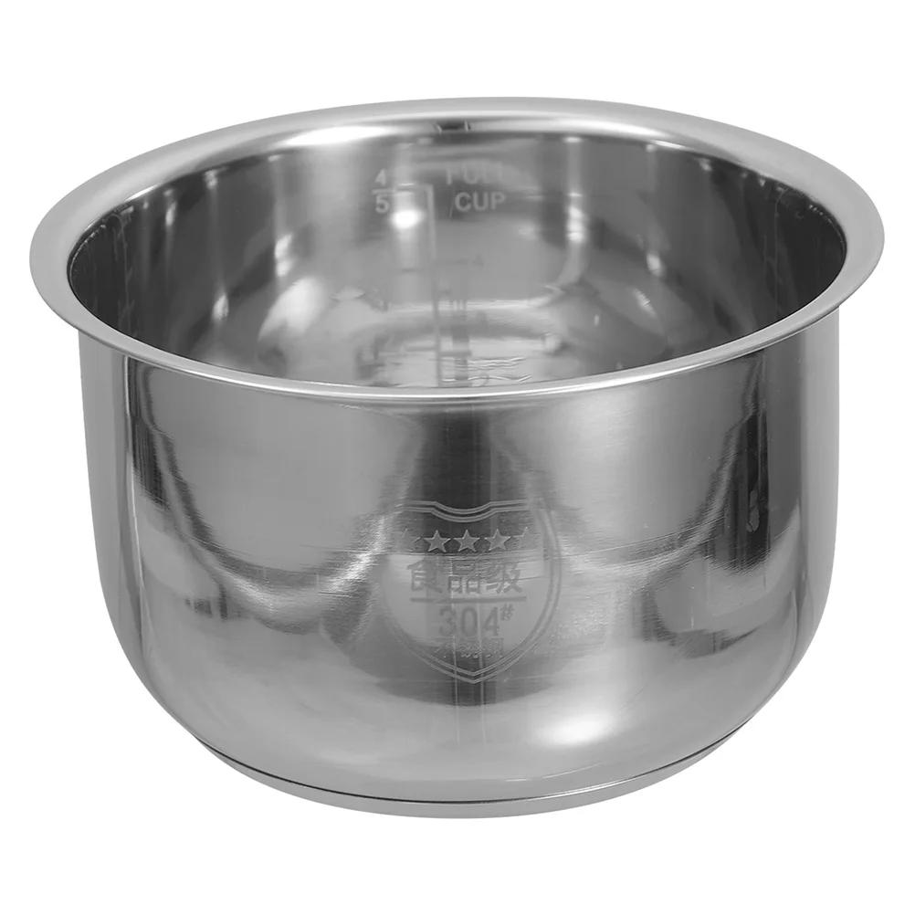 Rice Cooker Liner Stainless Steel 304 Grade Thick Bottom Replacement Inner Pot Electric Cooker MultiUse Kitchen Gadgets Suitable
Rice Cooker Liner Stainless Steel 304 Grade Thick Bottom Replacement Inner Pot Electric Cooker MultiUse Kitchen Gadgets Suitable