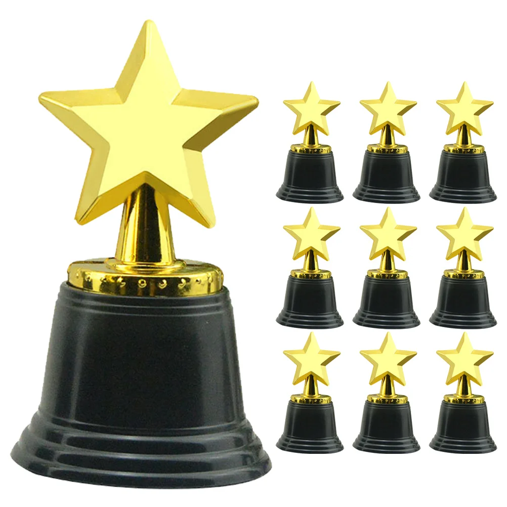 10 Pcs Mini Trophies Star Plastic Awards For Kids Games Competition Student Party Decorations Photo Props Toys
10 Pcs Mini Trophies Star Plastic Awards For Kids Games Competition Student Party Decorations Photo Props Toys